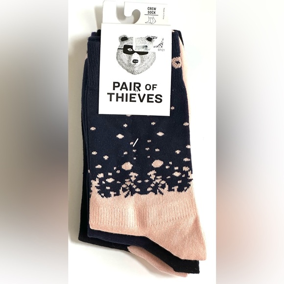 Thieves Men's Crew Socks 2 x 3pk 6-12 4 Way Stretch No Shift Fit 6 Pair, NEW - Picture 2 of 9